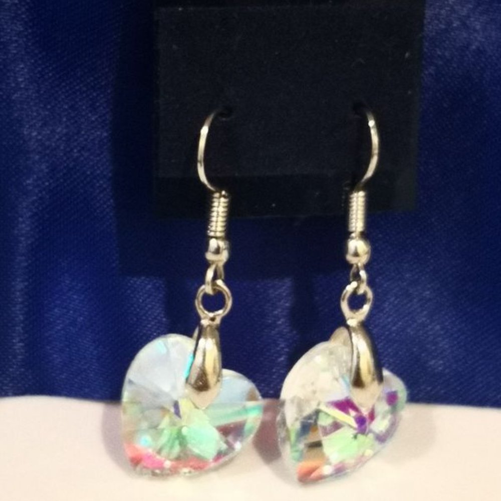 New/ earrings . Swarovski cristal elements
